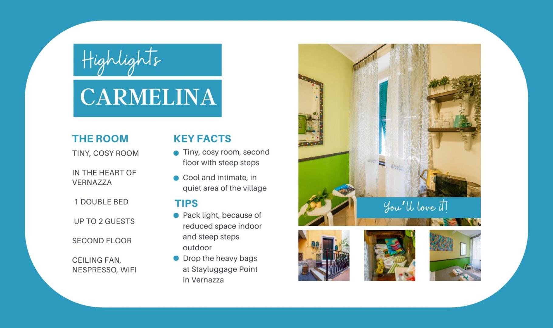 Carmelina Room Vernazza Exterior foto